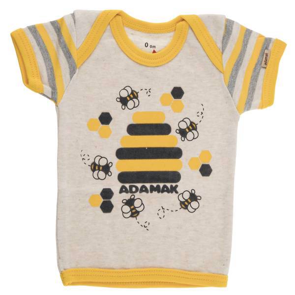 تی شرت آستین کوتاه نوزادی آدمک مدل Bee، Adamak Bee Baby T Shirt With Short Sleeve