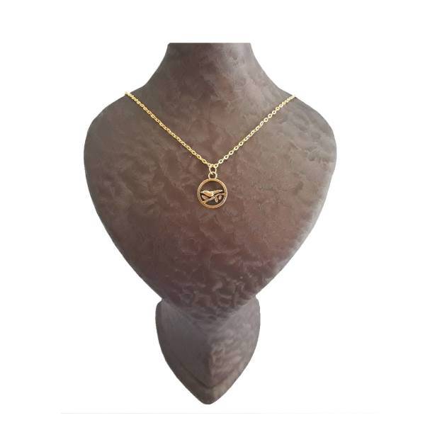 گردنبند طرح شاخه و پرنده مدل A109