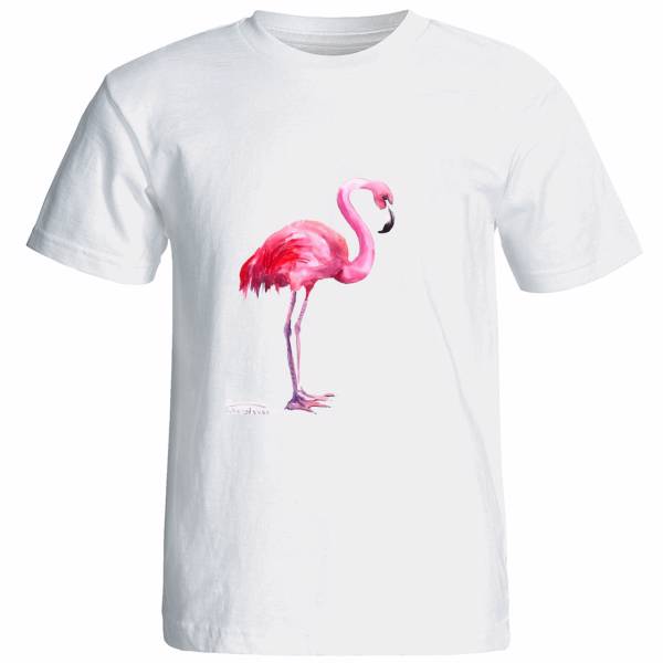 تی شرت زنانه آستین کوتاه نوین نقش طرح کد 9517