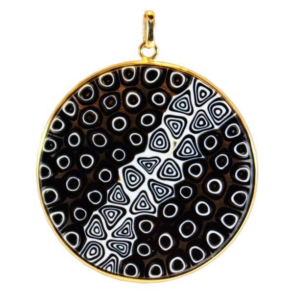 آویز گردنبند طلا 18 عیار کرته مورینا مدل Pe36FA22G، Corte Murrina Pe36FA22G Gold Pendant Plaque