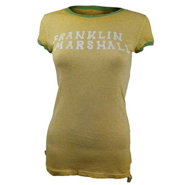 تیشرت زنانه فرانکلین مارشال مدل یونی کد 672، Franklin Marshall Tshirt Uni short for woman