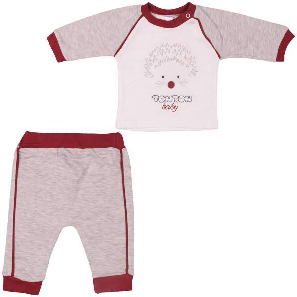 ست لباس پسرانه تن تن مدل Bebe-263، Tonton Bebe-263 Baby Boy Clothing Set