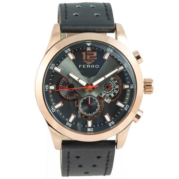 ساعت مچی عقربه ای مردانه فرو مدل F61477-637-C، FERRO F61477-637-C Watch for man