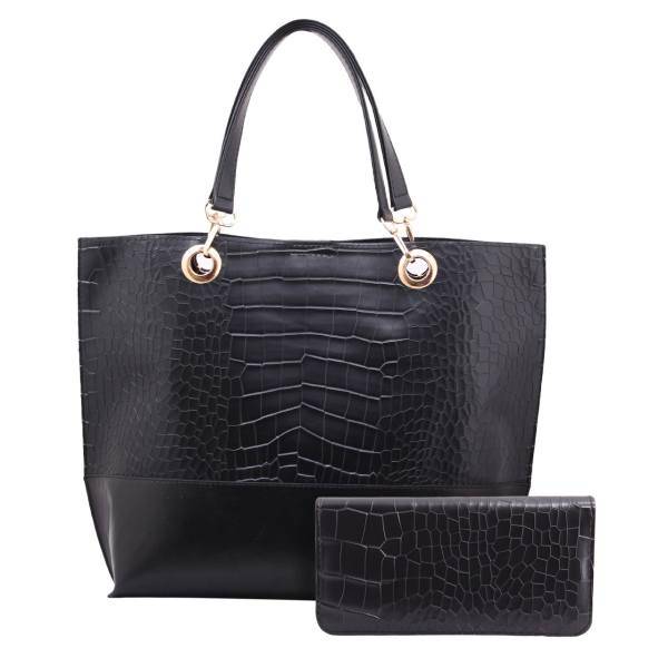 ست کیف و کیف پول دوک مدل 1-1055-1065، 1065-1055-1 Duk Hand Bag and Wallet Set