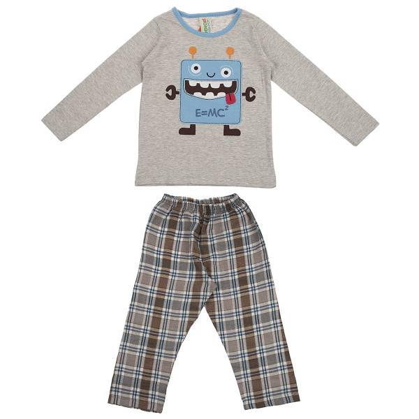 ست لباس پسرانه دینو مدل 16S1-003، Deno 16S1-003 Baby Boy Clothing Set