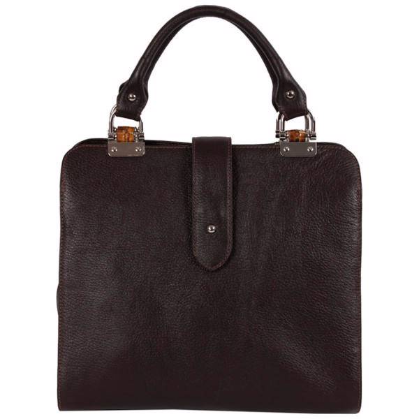 کیف دوشی زنانه رویال چرم کدWB4-DarkBrown