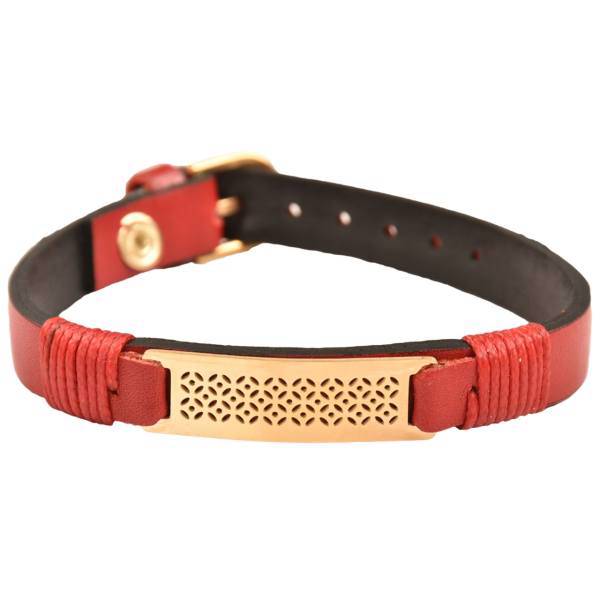 دستبند چرمی کهن چرم مدل BR93-2، Kohan Charm BR93-2 Leather Bracelet