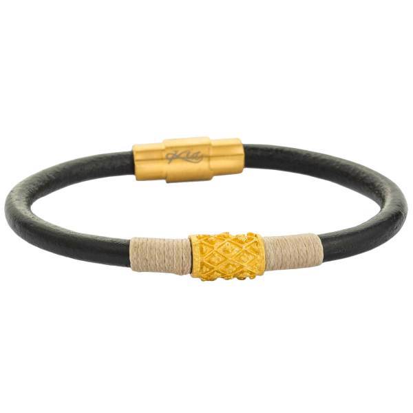 دستبند طلا 18 عیار کیا گالری مدل AB187، Kia Gallery AB187 Gold Bracelet