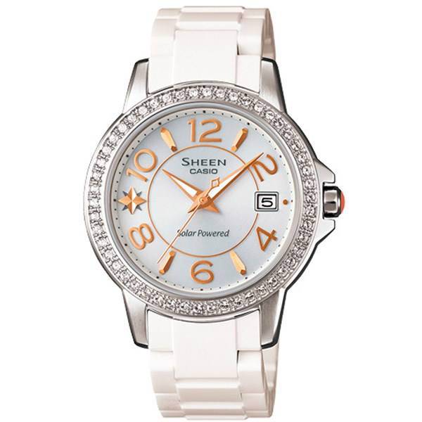 ساعت مچی عقربه ای زنانه کاسیو شین SHE-4026SB-7ADR، Casio Sheen SHE-4026SB-7ADR Watch For Women