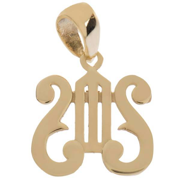 آویز گردنبند طلا 18 عیار زرین مدل AB1088، Zarin AB1088 Gold Necklace Pendant