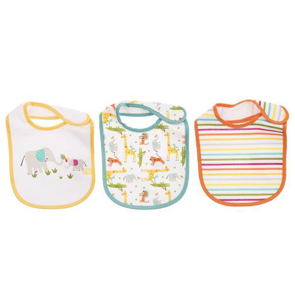 پیشبند مادرکر مدل64442 بسته سه عددی کد 1630.3، Mothercare 64442 3pcs Baby Bib