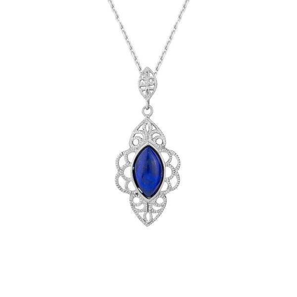 گردنبند نقره 925 عیار سیم و گوهر مدل SLN107، Simogohar SLN107 Silver Necklace