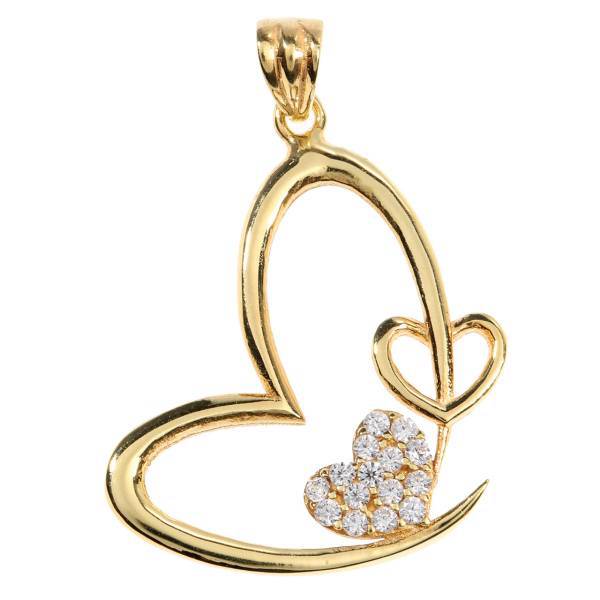 آویز گردنبند طلا 18 عیار ماهک مدل MM0577، Maahak MM0577 Gold Necklace Pendant