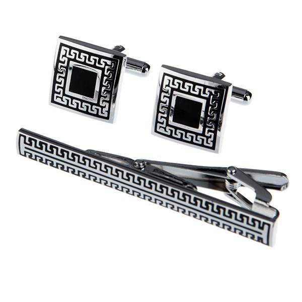 دکمه سر دست و گیره کراوات جی دبلیو ال مدل CL14021، JWL CL14021 Cufflinks