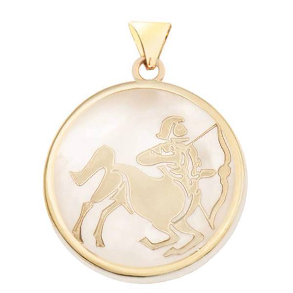 آویز گردنبند طلا 18 عیار مرجان مدل 0115، Marjan 0115 Gold Necklace Pendant Plaque