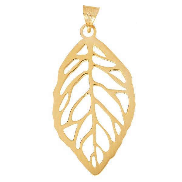 آویز گردنبند طلا 18 عیار رزا مدل N044، Rosa N044 Gold Necklace Pendant Plaque