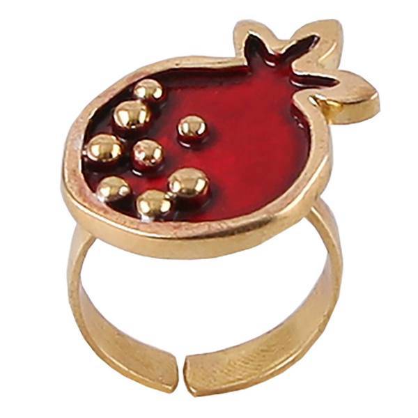 انگشتر برنجی گالری دل آویز کد 193054، Delaviz 193054 Brass Ring