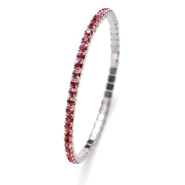 دستبند النگویی یاقوت سرخ الیور وبر مدل دنس 208-5214، Oliver Weber 5214-208 Dance Siam Bracelet