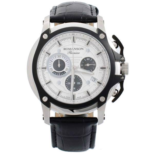 ساعت مچی عقربه ای مردانه رومانسون مدل PL2627HM1DAS2W، Romanson PL2627HM1DAS2W Watch For Men