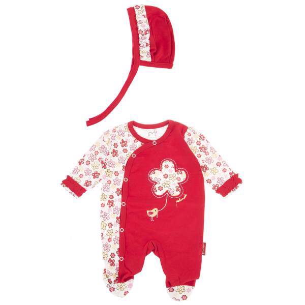 ست لباس دخترانه آدمک مدل 138800R، Adamak 138800R Baby Girl Clothing Set