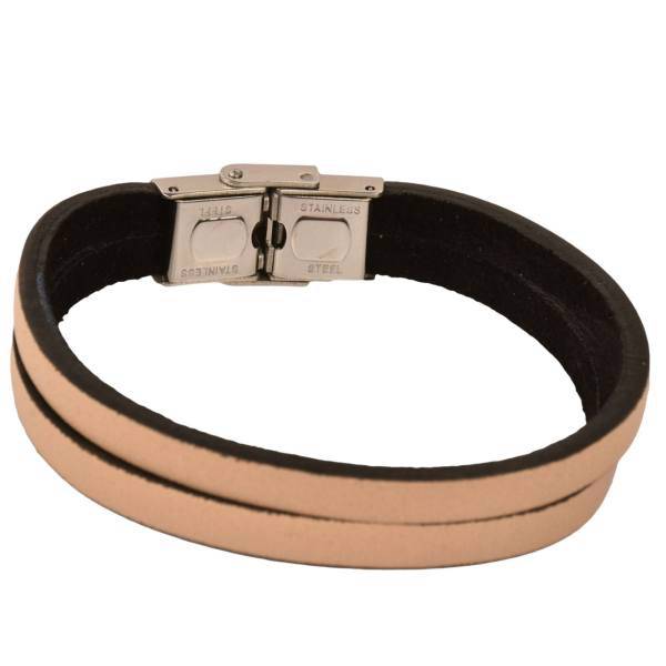 دستبند چرمی کهن چرم مدل Br32-8، Kohan Charm BR32-8 Leather Bracelet