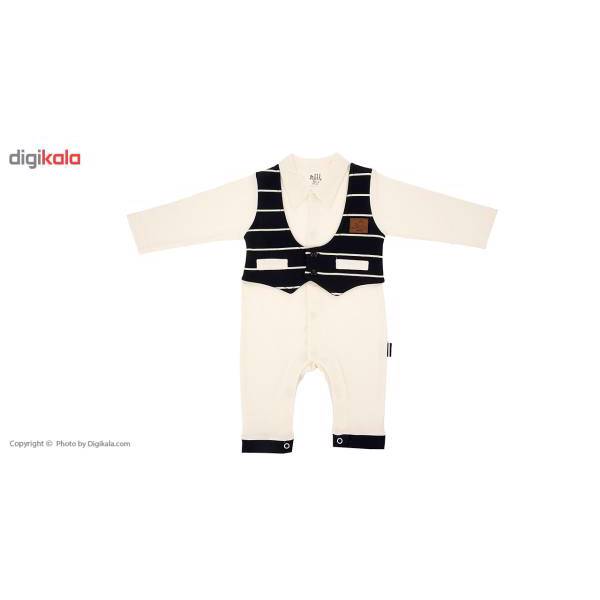 لباس سرهمی نیلی مدل Blue Stripes، Nili Blue Stripes Patch Clothes