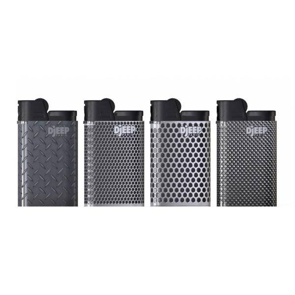 فندک دیجیپ مدل Haevy Metal بسته 4 عددی، Djeep Heavy Metal Lighter Pack Of 4