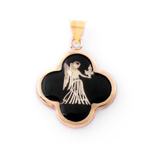 آویزر گردنبند طلا مرجان مدل 009، Mrajan 009 Gold Necklace Pendant Plaque