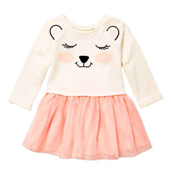 پیراهن دخترانه چیلدرنز پلیس مدل 2070303، Childrens Place 2070303 Girl Dress