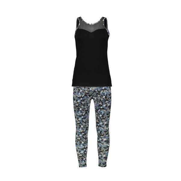 ست تی شرت و شلوار زنانه رویین تن پوش مدل 755، Rooeentanpoosh 755 T-Shirt And Pants Set For Women