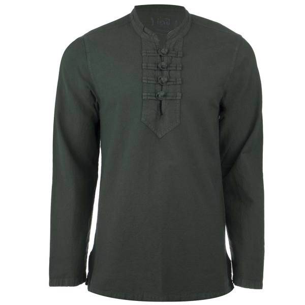 پیراهن چهارگره سبز یشمی، Andya 1 Long Sleeve Shirt For Men