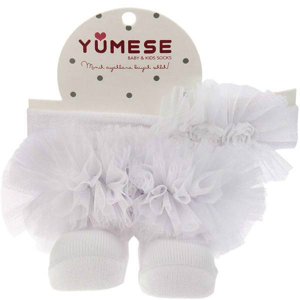 ست هدبند و جوراب یومسه مدل 3693، Yumese 3693 Headband And Socks Set