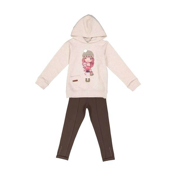 ست هودی و شلوار دخترانه مایورال مدل MA 470666، Mayoral MA 470666 Hoodie and Pants Set For Girls