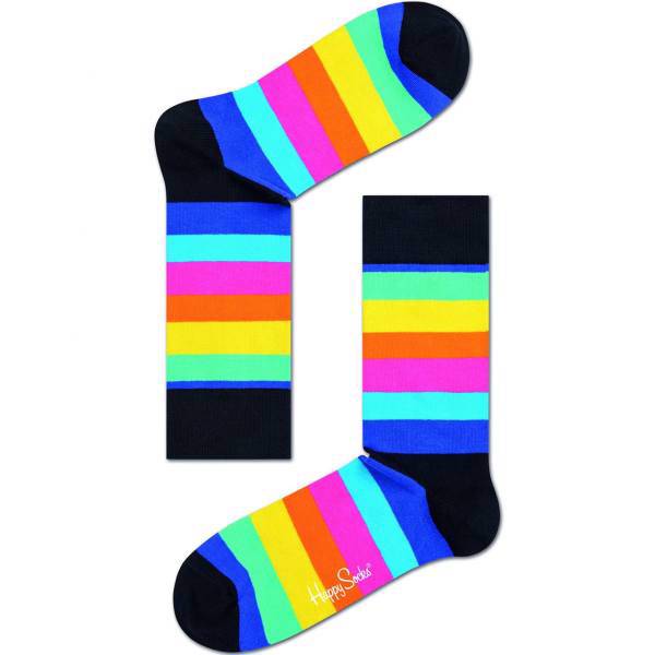 جوراب هپی ساکس مدل Stripes Blue، Happy Socks Stripes Blue Socks