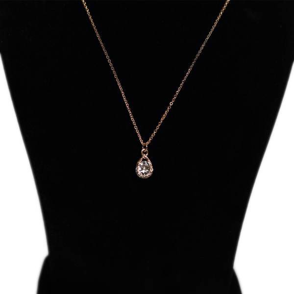 گردنبند اشکی نگین دار سین گالری sg211