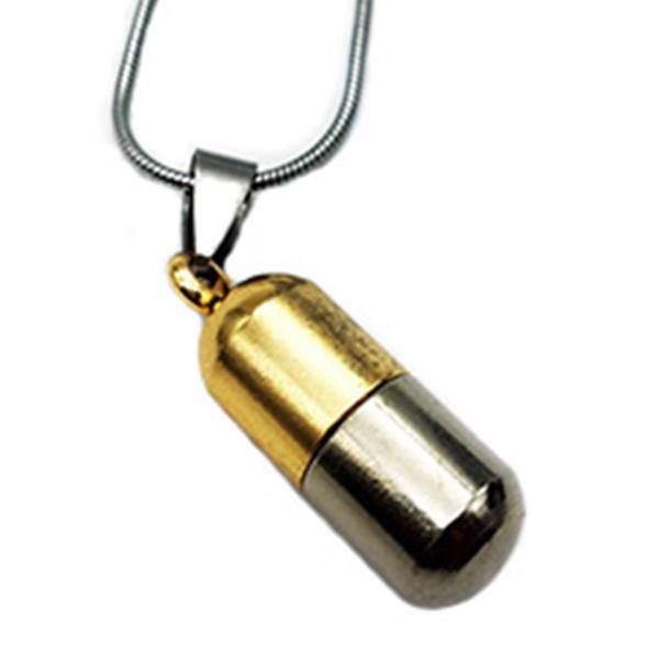 گردنبند کیوسک گالری طرح کپسول مدل M30