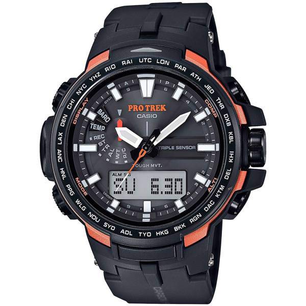 ساعت مچی عقربه ای مردانه کاسیو پروترک مدل PRW-6100Y-1DR، Casio Pro Trek PRW-6100Y-1DR Watch For Men