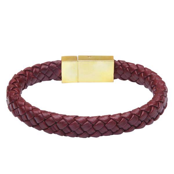 دستبند چرمی آتیس کد I400BKZ، Atiss I400BKZ Leather Bracelet