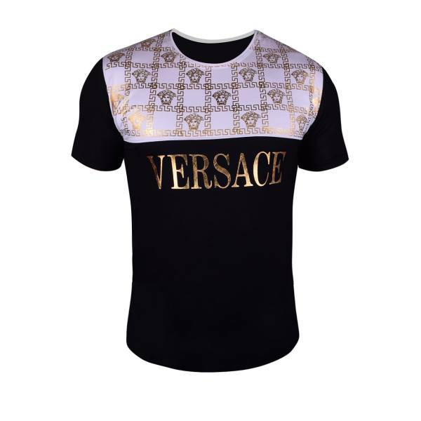 تی شرت مردانه طرح Versace مدل 1016