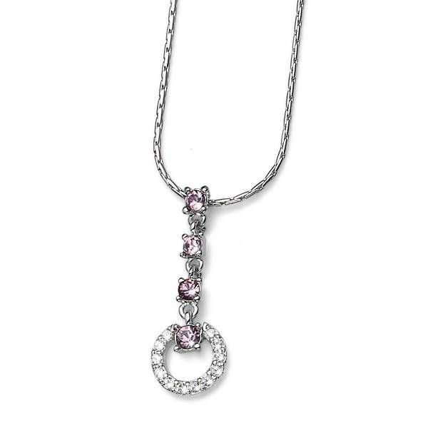 گردنبند الیور وبر مدل ملموس آمیتیست 212-9418، Oliver Weber Feel Amethyst 9418-212 Necklace