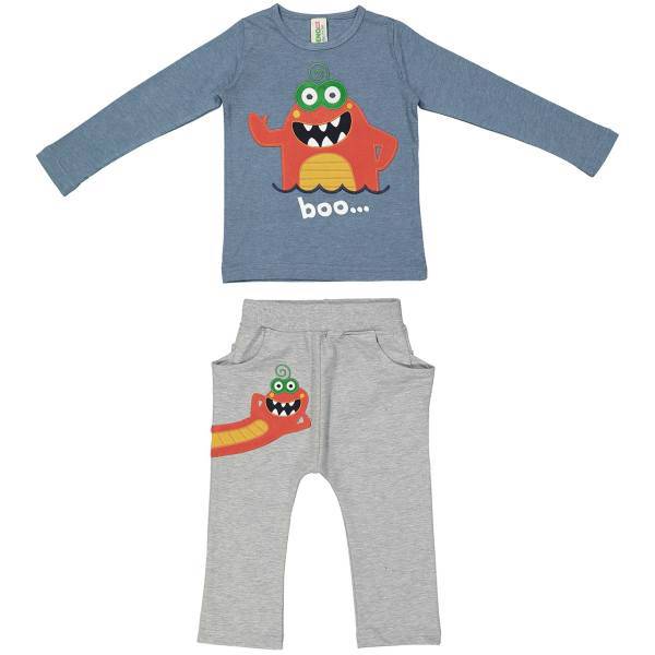 ست لباس پسرانه دینو مدل 16S1-031، Deno 16S1-031 Boys Clothes Set