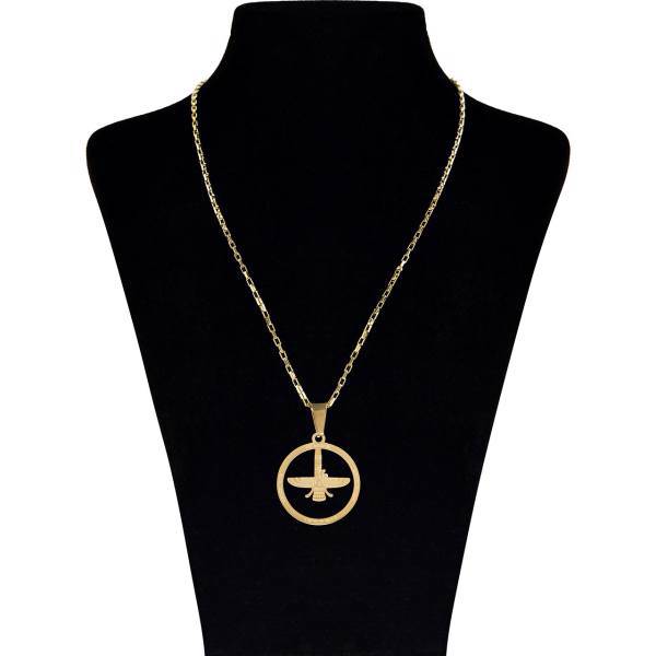 گردنبند استیل مارنا گالری مدل فروهر، Marena Gallery M Pendant