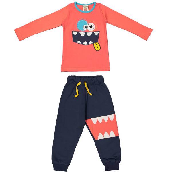 ست لباس پسرانه موشی مدل 16S1-040، Mushi 16S1-040 Boys Clothes Set