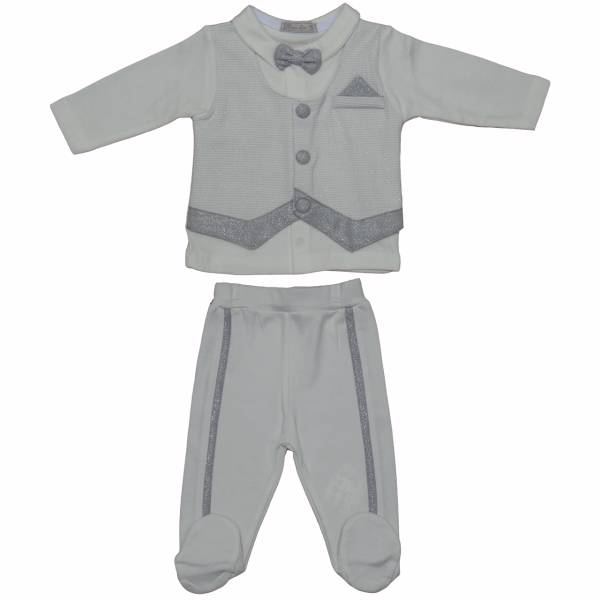 ست لباس پسرانه رزاریو مدل 471232Gray، RosaRio 471232Gray Boy Clothing Set