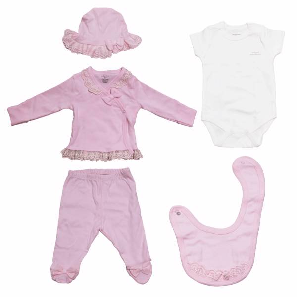 ست لباس نوزادی اندی واوا مدل 1200، Andy Wawa 1200 Baby Clothes Set
