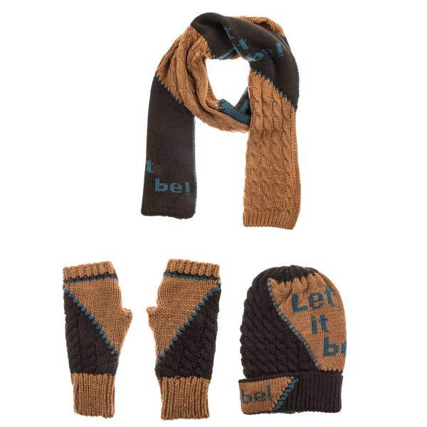 ست کلاه، شال و دستکش فونم مدل 3064، Fonem 3064 Beanie Scarf And Gloves Set