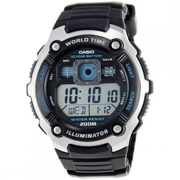 ساعت مچی دیجیتال مردانه کاسیو مدل AE-2000W-1AVDF، Casio AE-2000W-1AVDF Digital Watch For Men