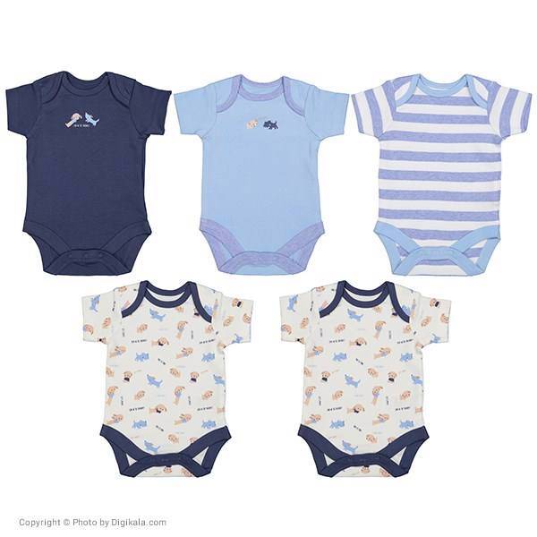 ست زیر دکمه دار آستین کوتاه مادرکر مدل E7871، Mothercare E7871 Under Button With Short Sleeves Set