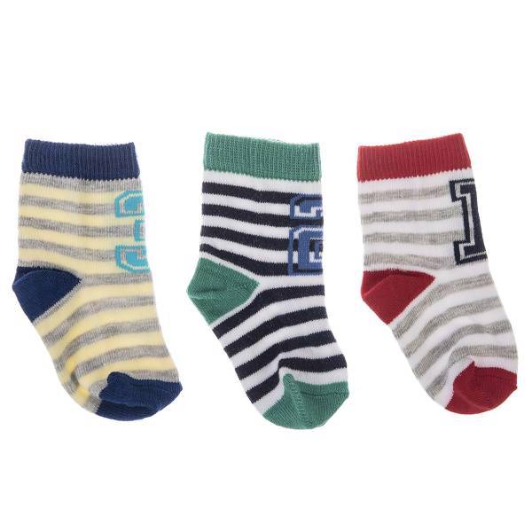 جوراب کودک یومسه مدل 3900 بسته 3 عددی، Yumese 3900 Baby Socks Pack Of 3