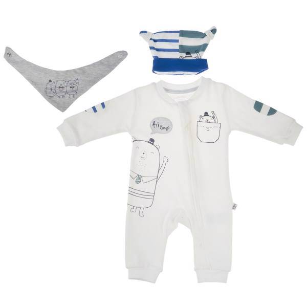 ست لباس نوزادی تونگز مدل L1019G، Tongs L1019G Baby Clothes Set
